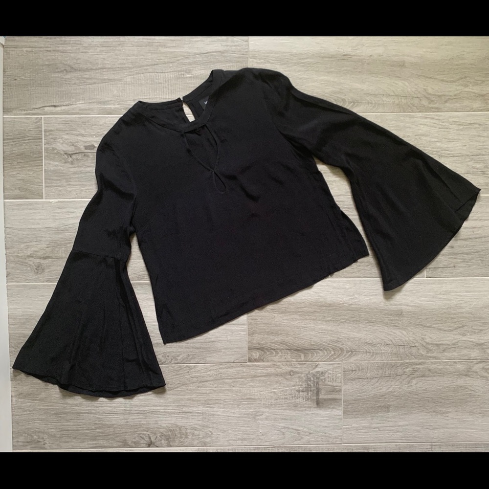 MINKPINK long sleeve black top
